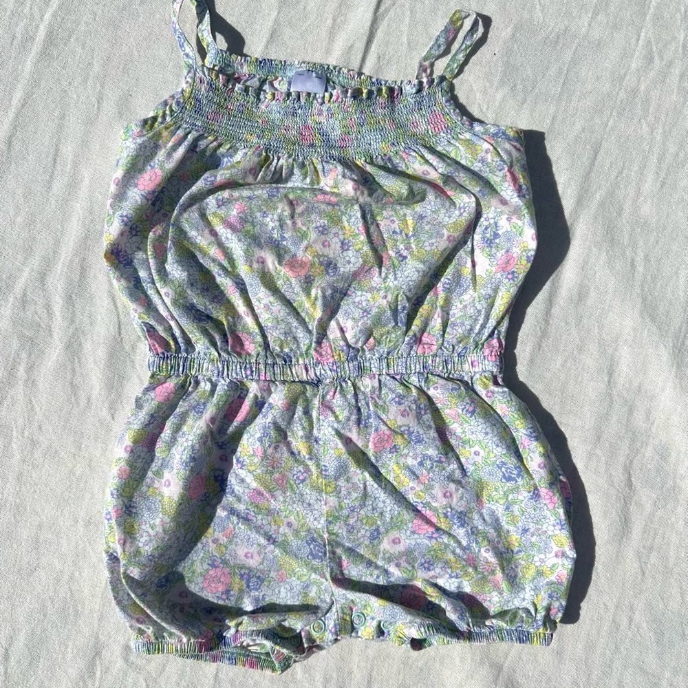 Floral summer baby romper 24 months